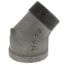 2" Black 45° Street Ell, Class 150