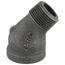 3/4" Black 45° Street Ell, Class 150