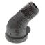 3/8" Black 45° Street Ell, Class 150