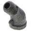3/8" Black 45° Street Ell, Class 150