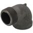 1-1/2" Black 90° Street Ell