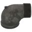 1-1/2" Black 90° Street Ell