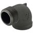 1-1/4" Black 90° Street Ell