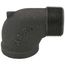 1-1/4" Black 90° Street Ell