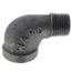 1/2" Black 90° Street Ell, Class 150