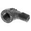 1/4" Black 90° Street Ell, Class 150