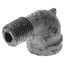 1/4" Black 90° Street Ell, Class 150