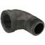 1" 90° Black Street Ell