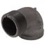 2-1/2" Black 90° Street Ell, Class 150