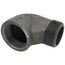2" Black 90° Street Ell