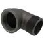 3" Black 90° Street Ell, Class 150
