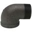 3" Black 90° Street Ell, Class 150