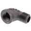 3/4" Black 90° Street Ell