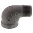 3/4" Black 90° Street Ell