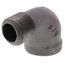 3/4" Black 90° Street Ell