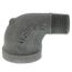 3/4" x 1/2" Black 90° Street Ell, Class 150