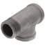 1-1/4" Black Street Tee, Class 150