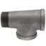 1-1/4" Black Street Tee, Class 150