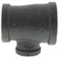 1-1/2" x 1-1/4" x 3/4" Black Tee, Class 150