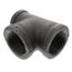 1-1/2" x 1" x 1-1/2" Black Tee, Class 150