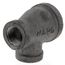 1" x 1/2" x 1/2" Black Tee, Class 150