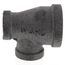 1" x 1/2" x 1/2" Black Tee, Class 150