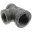 1" x 1/2" x 3/4" Black Tee, Class 150