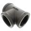 2-1/2" Black Tee, Class 150