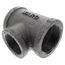 2-1/2" x 2-1/2" x 2" Black Tee, Class 150