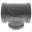 2-1/2" x 2-1/2" x 2" Black Tee, Class 150