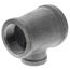 2" x 1-1/2" x 1" Black Tee, Class 150