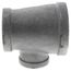 2" x 1-1/2" x 1" Black Tee, Class 150