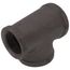 2" x 1-1/2" x 2" Black Tee, Class 150