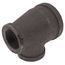 2" x 1-1/4" x 1-1/4" Black Tee, Class 150