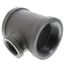 2" x 2" x 1" Black Tee, Class 150
