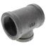 2" x 2" x 1-1/2" Black Tee, Class 150
