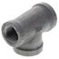 3/4" x 1/2" x 3/4" Black Tee, Class 150