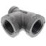 3/4" x 1/4" x 3/4" Black Tee, Class 150