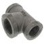 3/4" x 3/4" x 1" Black Tee, Class 150
