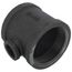 3" x 3" x 1" Black Tee, Class 150