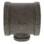 3" x 3" x 1-1/4" Black Tee, Class 150