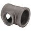 3" x 3" x 2" Black Tee, Class 150