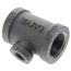 3" x 3" x 2-1/2" Black Tee, Class 150