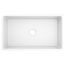 Host 33" x 19" x 10" Fireclay Undermount Apron Front Single Bowl Sink, FC331910