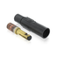 17 Series Single Pole Cam-type Male Vulacanized Plug, Taper Nose, Crimped Connection, Cable Range- 500-750MCM, 600V 690A (Black)