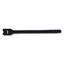 8" Recloseable Velcro Brand Tie Wraps (Black) (25 Per Pack)
