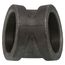 4" Black Cast Iron Steam 45° Elbow, Class 125