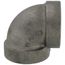 1-1/2" Black Cast Iron 90° Elbow, Class 125