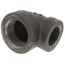 1-1/4" x 1" Black Cast Iron Steam 90° Elbow, Class 125