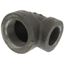 1-1/4" x 3/4" Black Cast Iron Steam 90° Elbow, Class 125